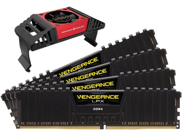 CORSAIR Vengeance LPX 32GB (4 x 8GB) 288-Pin PC RAM DDR4 4000 (PC4 32000) Desktop Memory Model CMK32GX4M4K4000C19