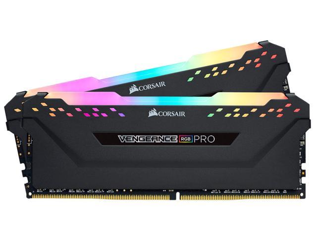 CORSAIR Vengeance RGB Pro (AMD Ryzen Ready) 16GB (2 x 8GB) 288-Pin DDR4 3600 (PC4 28800) AMD Optimized Desktop Memory Model CMW16GX4M2Z3600C18