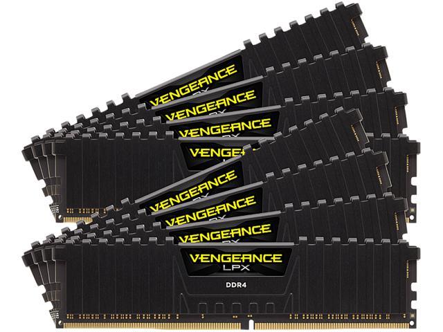CORSAIR Vengeance LPX 256GB (8 x 32GB) 288-Pin PC RAM DDR4 3200 (PC4 25600) Desktop Memory Model CMK256GX4M8E3200C16