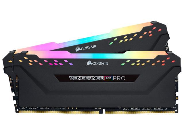 CORSAIR Vengeance RGB Pro 32GB (2 x 16GB) 288-Pin PC RAM DDR4 3600 (PC4 28800) Desktop Memory Model CMW32GX4M2D3600C18