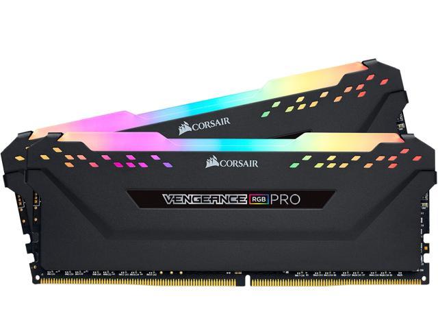 CORSAIR Vengeance RGB Pro 16GB (2 x 8GB) 288-Pin DDR4 SDRAM DDR4 4000 (PC4 32000) AMD Optimized Desktop Memory Model CMW16GX4M2Z4000C16
