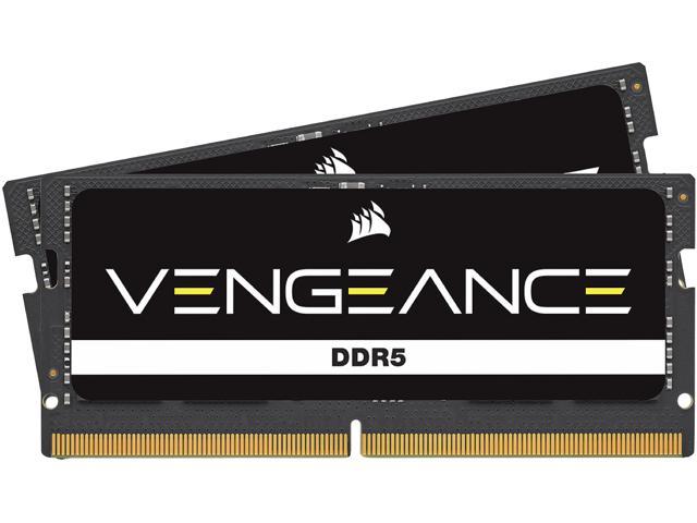 CORSAIR Vengeance 64GB (2 x 32GB) 262-Pin DDR5 SO-DIMM DDR5 4800 (PC4 38400) Laptop Memory Model CMSX64GX5M2A4800C40