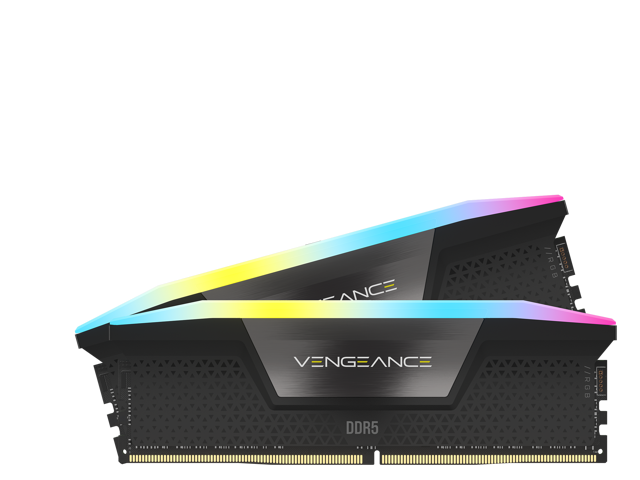 CORSAIR Vengeance RGB 32GB (2 x 16GB) DDR5 6000 (PC5 48000) XMP 3.0 AMD EXPO Desktop Memory Model CMH32GX5M2D6000Z36