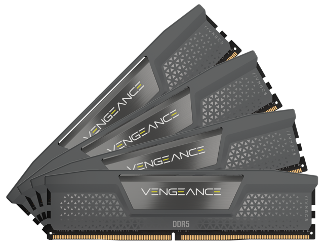 CORSAIR Vengeance 64GB (4 x 16GB) 288-Pin PC RAM DDR5 5600 (PC5 44800) Desktop Memory Model CMK64GX5M4B5600C36