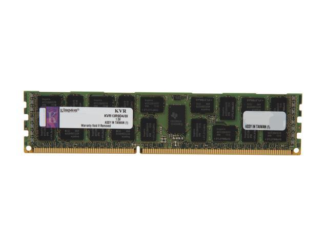 Kingston 8GB 240-Pin DDR3 SDRAM ECC Registered DDR3 1333 Server Memory DR x4 w/TS Intel Model KVR13R9D4/8I