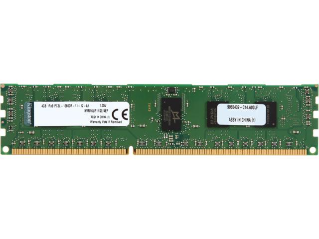 Kingston 4GB 240-Pin DDR3 SDRAM ECC Registered DDR3 1600 (PC3 12800) Server Memory Model KVR16LR11S8/4EF
