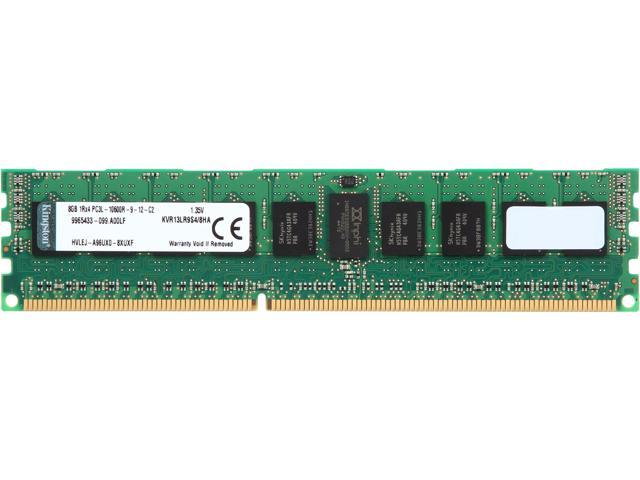 Kingston 8GB 240-Pin DDR3 SDRAM ECC Registered DDR3 1333 (PC3 10700) Server Memory Model KVR13LR9S4/8HA