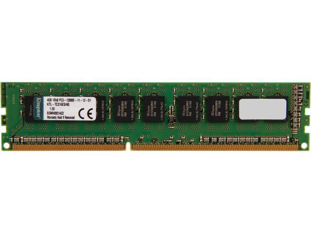 Kingston 4GB 240-Pin DDR3 SDRAM ECC DDR3 1600 (PC3 12800) Single Rank Server Memory Model KTL-TC316ES/4G