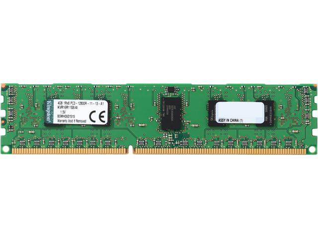 Kingston 4GB 240-Pin DDR3 SDRAM ECC Registered DDR3 1600 (PC3 12800) Server Memory Model KVR16R11S8/4I