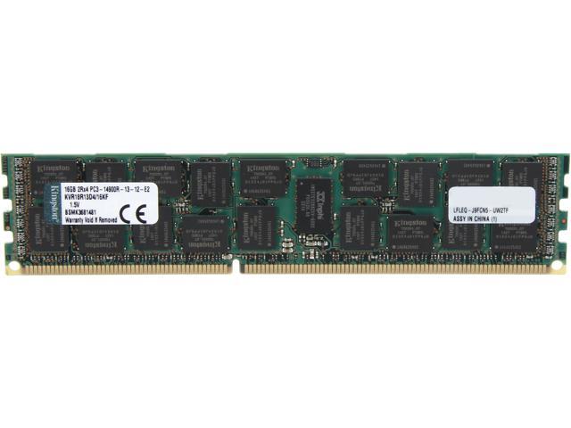 Kingston 16GB 240-Pin DDR3 SDRAM ECC Registered DDR3 1866 (PC3 14900) Server Memory Model KVR18R13D4/16KF