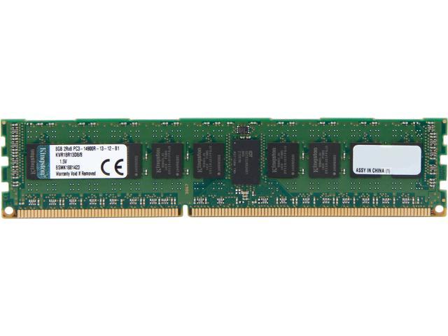 Kingston 8GB 240-Pin DDR3 SDRAM ECC Registered DDR3 1866 (PC3 14900) Server Memory With TS Model KVR18R13D8/8