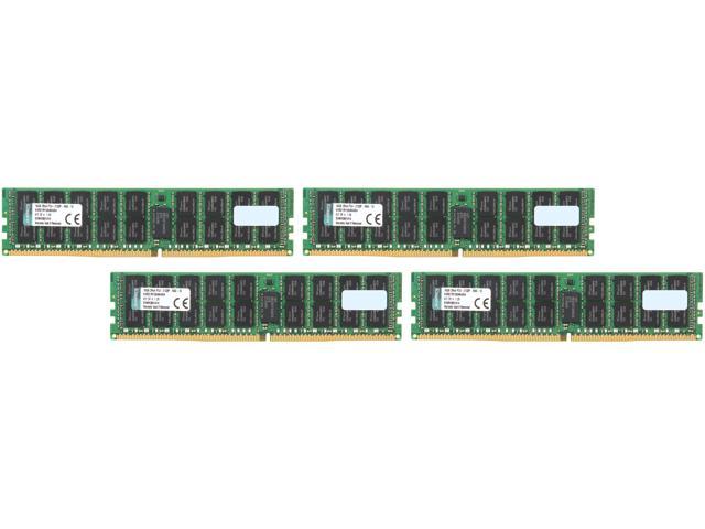 Kingston 64GB (4 x 16GB) 288-Pin DDR4 SDRAM ECC Registered DDR4 2133 (PC4 17000) Server Memory Model KVR21R15D4K4/64