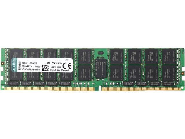 Kingston 32GB 288-Pin DDR4 SDRAM ECC Registered DDR4 2133 (PC4 17000) Server Memory Model KTD-PE421LQ/32G