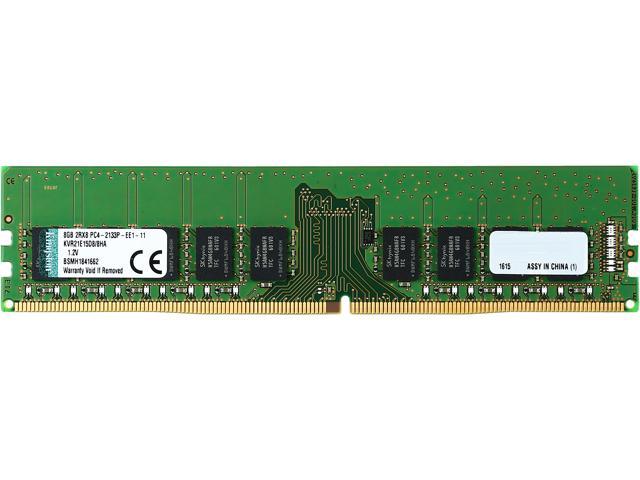 Kingston ValueRAM 8GB 288-Pin DDR4 SDRAM ECC Unbuffered DDR4 2133 (PC4 17000) Server Memory Model KVR21E15D8/8HA