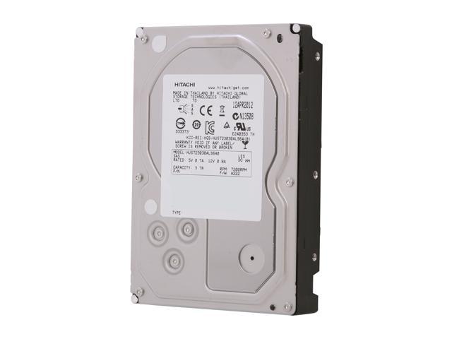 Hitachi GST Ultrastar 7K3000 HUS723030ALS640 (0B26311) 3TB 7200 RPM 64MB Cache SAS 6Gb/s 3.5" Enterprise Hard Drive Bare Drive