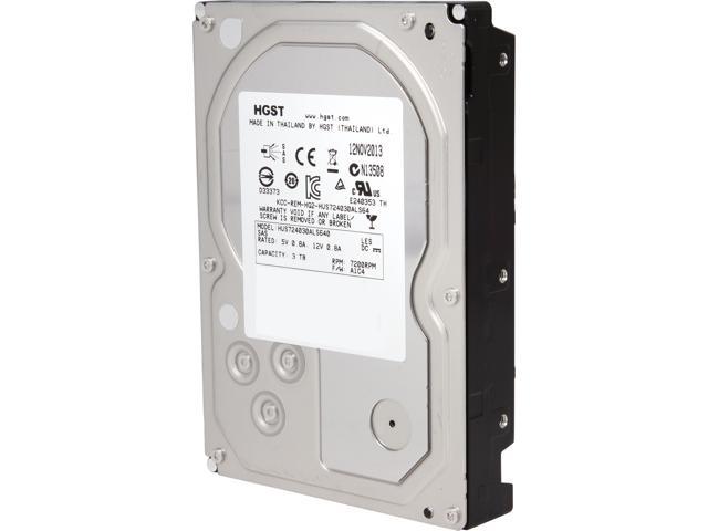 HGST Ultrastar 7K4000 HUS724030ALS640 (0B26886) 3TB 7200 RPM 64MB Cache SAS 6Gb/s 3.5" Enterprise Hard Drive