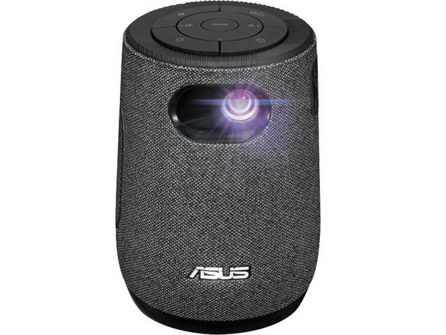 ASUS ZenBeam Latte L1 Portable LED Mini Smart Wi-Fi Projector - 300 Lumens, Native 720P HD, Harman Kardon 10 W Bluetooth Speaker, 3-hour Video Playback, Wireless Projection, HDMI, AptoideTV