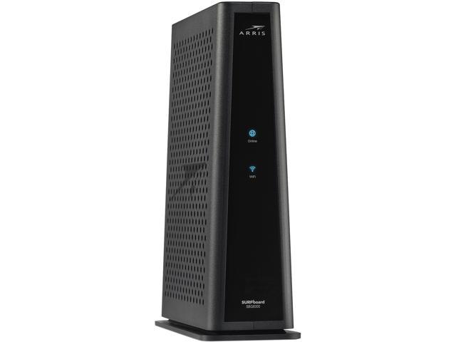ARRIS SURFboard SBG8300 Gigabit Cable Modem & AC2350 Dual-Band Wi-Fi Router, DOCSIS 3.1, 10+ Gbps Speeds, Gigabit Ethernet, Black