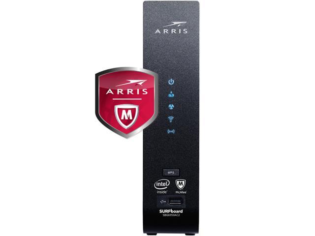 ARRIS SBG6950AC2 Cable Modem and Wi-Fi Router with ARRIS Secure Home Internet by McAfee Ethernet Port DOCSIS 3.0