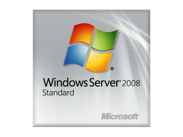 Microsoft Windows Server Standard 2008 32Bit/x64 English 1pk DSP OEI DVD 1-4CPU 5 Clt w/Hyper V