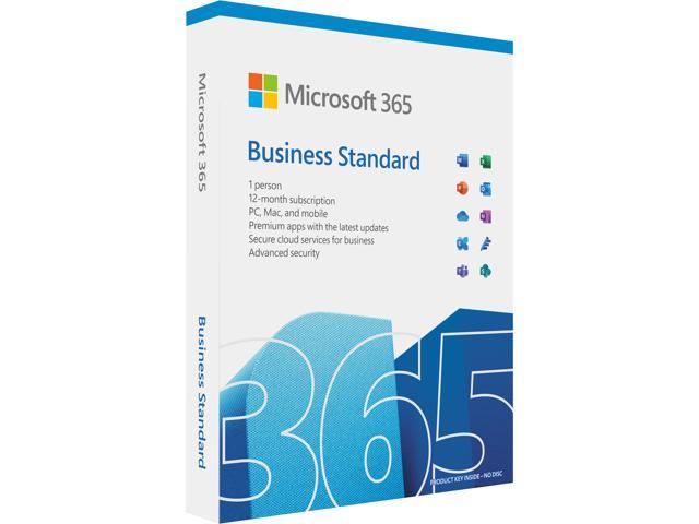 Microsoft 365 Business Standard | 12-Month Subscription, 1 person | Premium Office apps | 1TB OneDrive cloud storage | PC/Mac Keycard