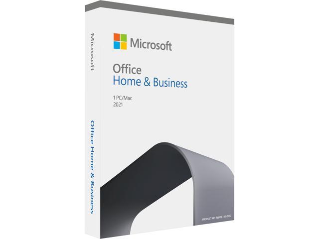 Microsoft Office Home & Business 2021 | One Time Purchase, 1 Device | Windows 10 PC/Mac Keycard