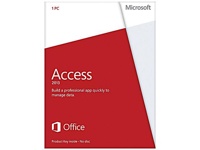 Microsoft Access 2013 Product Key Card (no media) - 1 PC