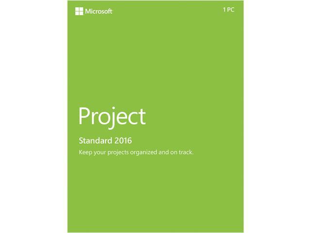 Microsoft Project 2016 Product Key Cards - 1 PC