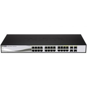 D-Link 28-Port Web Smart Gigabit Ethernet PoE Switch (DGS-1210-28P)