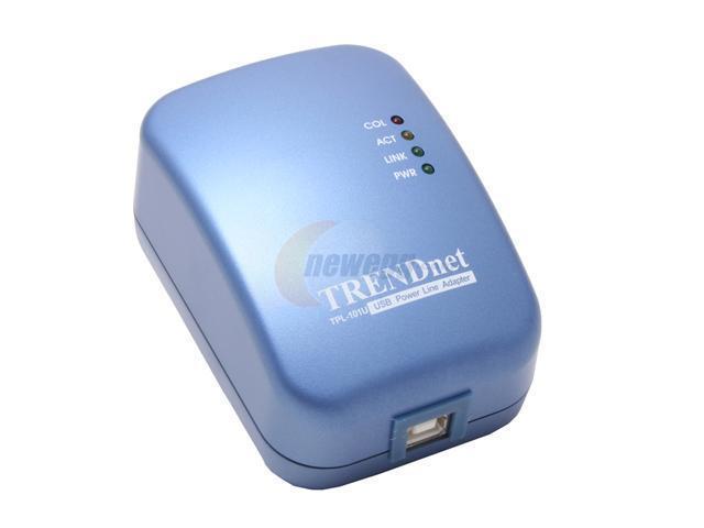 TRENDnet TPL-101U Powerline USB Adapter Up to 14Mbps
