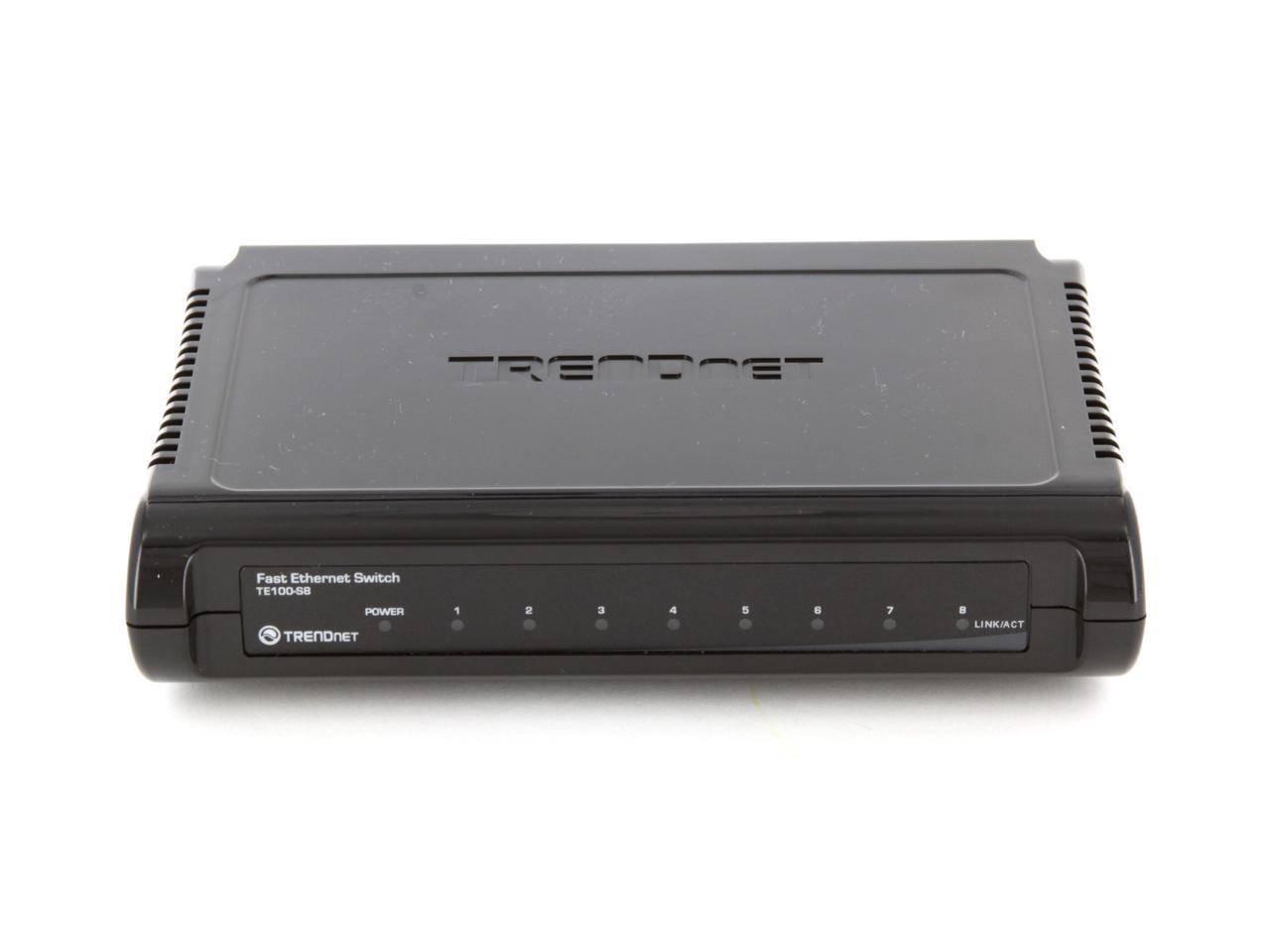 TRENDnet TE100-S8 Unmanaged Fast Ethernet Switch