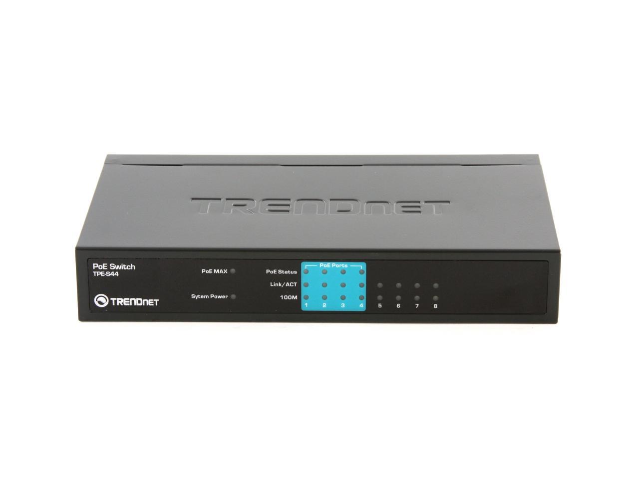 TRENDnet TPE-S44 Unmanaged Switch. Limited Life Time Warranty