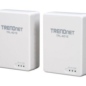 TRENDnet TPL-401E2K Powerline 500 AV Gigabit Adapter Kit Up to 500Mbps