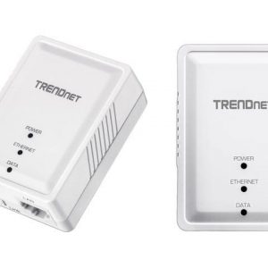 TRENDnet TPL-406E2K 500Mbps Compact Powerline AV Adapter Kit