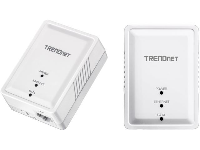 TRENDnet TPL-406E2K 500Mbps Compact Powerline AV Adapter Kit