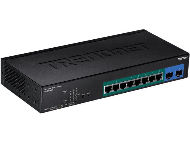 TRENDnet TPE-082WS 10-Port Gigabit Web Smart PoE+ Switch