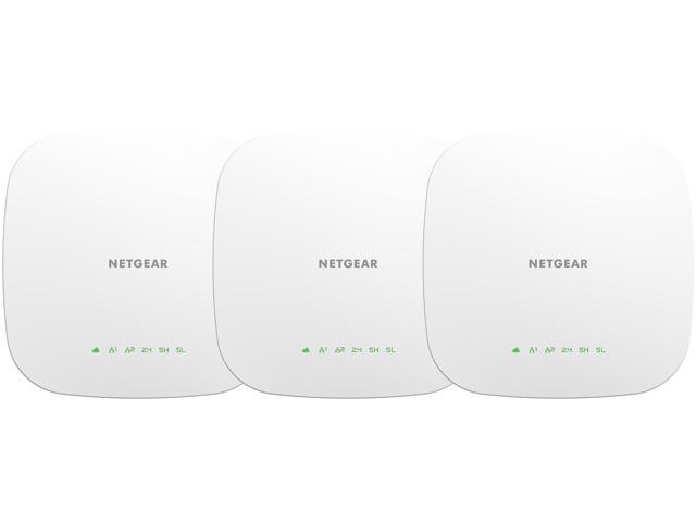 NETGEAR Insight Managed Smart Cloud Tri-band Wireless Access Point - Bundle of 3 (WAC540B03)