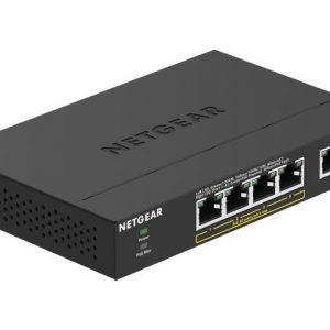 NETGEAR GS305PP-100NAS Unmanaged 5-port Gigabit Ethernet PoE+ Unmanaged Switch
