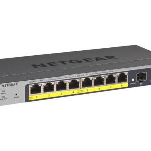 NETGEAR ProSafe GS110TP-300EUS Smart 8-Port Gigabit POE Smart Switch with 2 Gigabit Fiber SFP
