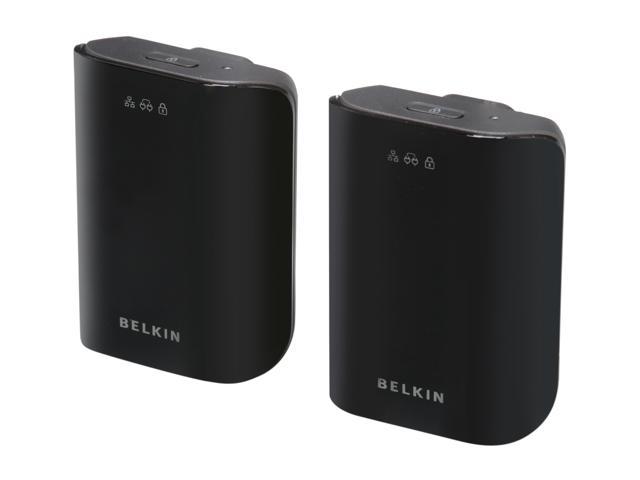 BELKIN F5D4077 VideoLink Powerline Internet Adapter Up to 200Mbps