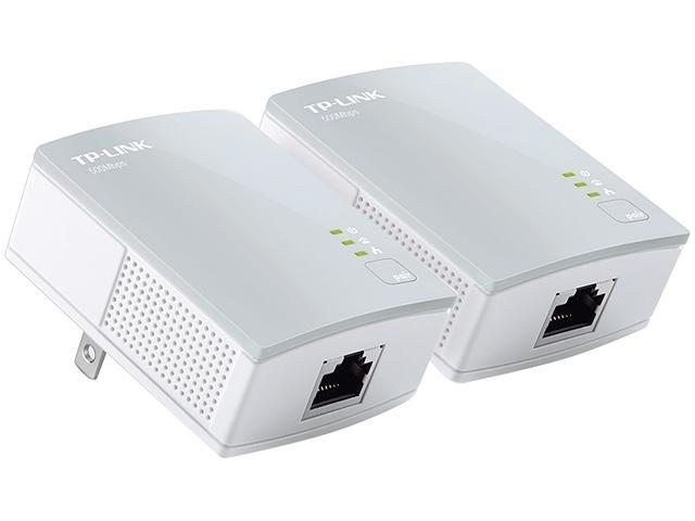 TP-Link AV600 Powerline Ethernet Adapter(TL-PA4010 KIT)- Plug&Play, Power Saving, Nano Powerline Adapter, Expand Home Network with Stable Connections