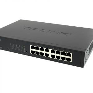 TP-Link 16 Port Gigabit Switch | Easy Smart Managed | Plug & Play | Lifetime Protection | Desktop/Rackmount | Sturdy Metal w/ Shielded Ports | Support QoS, Vlan, IGMP & Link Aggregation (TL-SG1016DE)