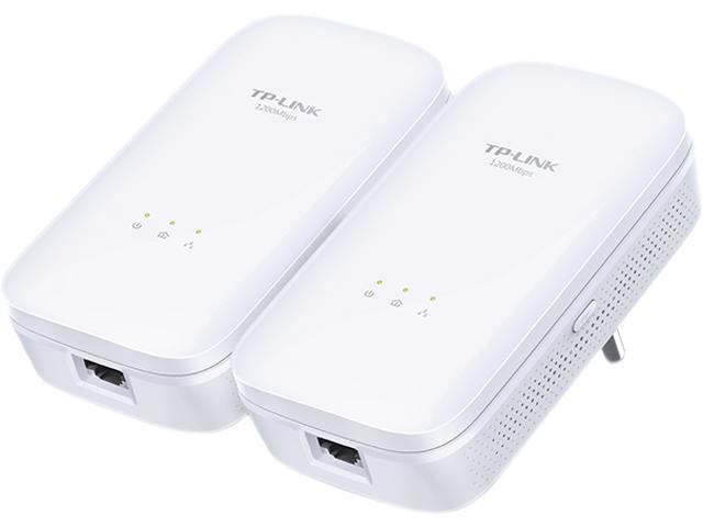 TP-Link AV1200 Powerline Ethernet Adapter - Gigabit Port, Plug&Play, Power Saving(TL-PA8010 KIT)