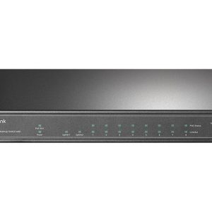 TP-Link 8 Port Gigabit PoE Switch | 8 PoE+ Ports @63W, w/ 1 Gigabit Port and 1 SFP Slot | Desktop | Plug & Play | Support QoS and IGMP (TL-SG1210P)