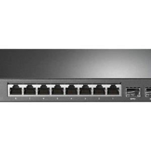 TP-Link TL-SG2210P, Jetstream 8 Port Gigabit Smart Managed PoE Switch, 8 PoE+ Ports @61W, 2 SFP Slots, Omada SDN Integrated, PoE Recovery, IPv6, Static Routing, Limited Lifetime Protection