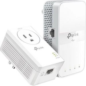 TP-Link TL-WPA7617 KIT AV1000 Gigabit Passthrough Powerline ac Wi-Fi Kit Powerline: Up to 1000 Mbps Ethernet: 10/100/1000 Mbps