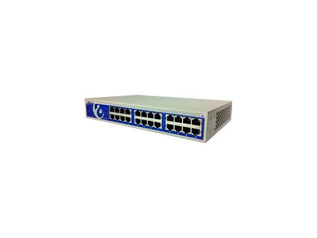 24 Port 10/100/1000Mbps Unamanged Metal Desktop Ethernet Switch | Amer Networks SGRD24