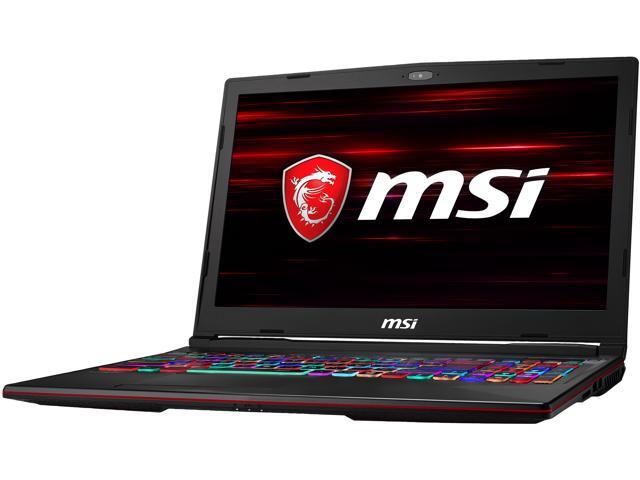 MSI GL63 - 15.6" - Intel Core i7-9750H - GeForce GTX 1660 Ti - 16 GB DDR4 - 256 GB SSD - 1 TB HDD - Windows 10 Home - Gaming Laptop (GL63 9SDK-1051)