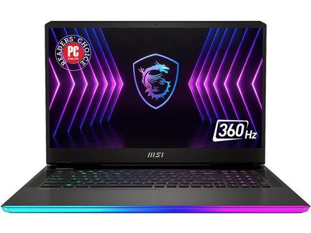 MSI GE Series - 17.3" 360 Hz IPS - Intel Core i7 12th Gen 12800HX (2.00GHz) - NVIDIA GeForce RTX 3080 Ti Laptop GPU - 16 GB DDR5 - 1 TB PCIe SSD - Windows 11 Home 64-bit - Gaming Laptop (Raider GE77HX 12UHS-074 )