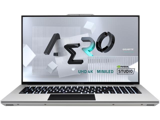 GIGABYTE AERO 17 XE5 - 17.3" 4K/UHD Mini LED 120Hz - Intel Core i7-12700H - NVIDIA GeForce RTX 3070 Ti Laptop GPU 8GB GDDR6 - 16GB DDR5 RAM - 2TB SSD - Win11 Pro - Creator & Gaming Laptop (AERO 17 XE5-73US738HP)